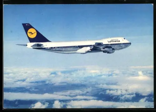 AK Flugzeug Boeing B 747, Lufthansa