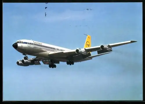 AK Boeing 707-330B Intercontinental Jet von Condor im Landeanflug