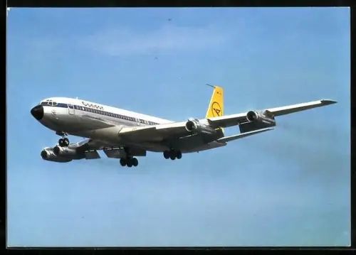 AK Boeing 707-330B Intercontinental Jet von Condor im Landeanflug