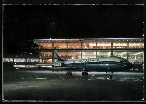 AK Paris-Orly, Aeroport, Caravelle Air France sur l`aire de stationnement, Flughafen