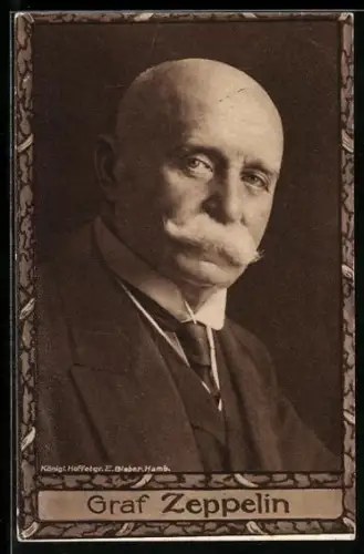 AK Portrait Graf Zeppelin