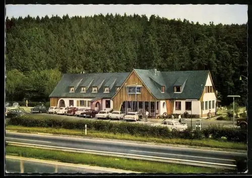 AK Heiligenroth b. Montaubaur, BAB-Raststätte Heiligenroth a. d. Autobahn Köln-Frankfurt