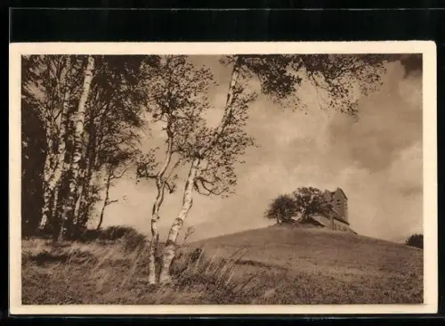 AK Göhren auf Rügen, Kirche, Ganzsache WHW Winterhilfswerk 1934-35