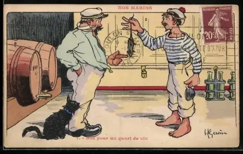 AK Nos Marins - Bon pour un quart de vin