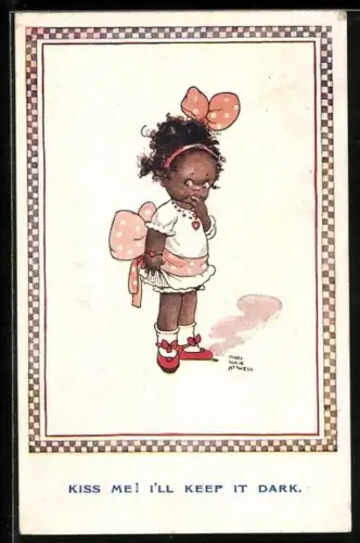 Künstler-AK Mabel Lucie Attwell: Kleines Mädchen mit Schleife im Haar