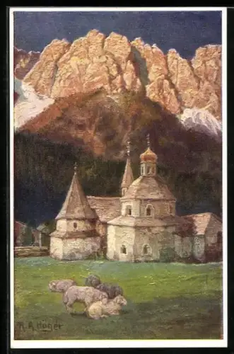 Künstler-AK Rudolf Alfred Höger: S. Candido, Chiesa del S. Sepolcro