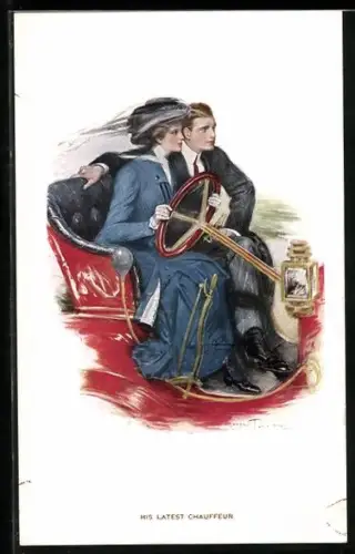 Künstler-AK Clarence F.Underwood: His Latest Chauffeur