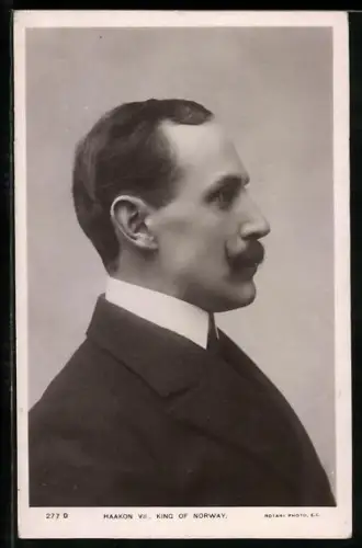 AK Haakon VII. King of Norway im Anzug