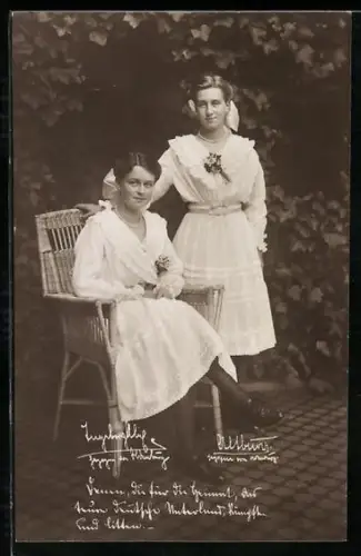 AK Herzogin Ingeborg Alix und Herzogin Altburg von Oldenburg