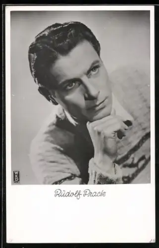 AK Rudolf Prack mit nachdenklichem Blick