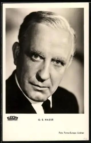 AK Schauspieler O. E. Hasse in dem Film Canaris