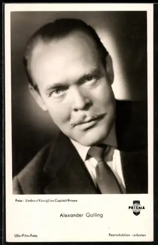 AK Alexander Golling lächelt leicht, Portrait