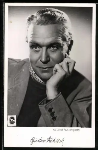 AK Gustaf Fröhlich, Portrait