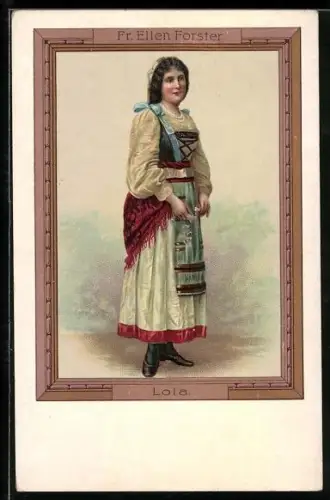 AK Schauspielerin Ellen Forster als Lola