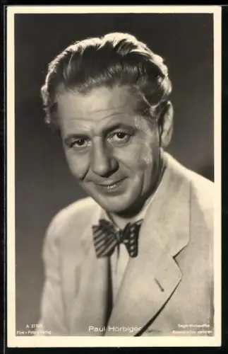 AK Schauspieler Paul Hörbiger freundlich schauend