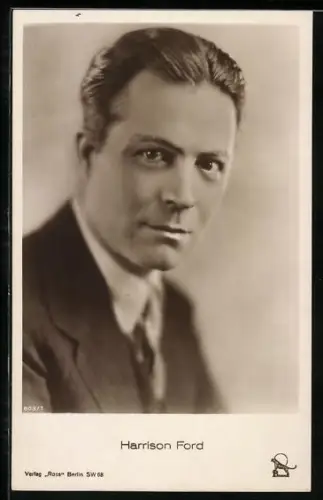 AK Schauspieler Harrison Ford im Halbprofil