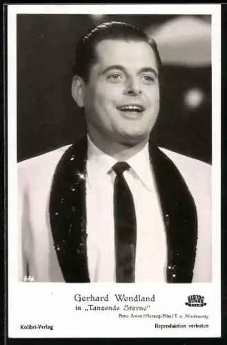 AK Schauspieler Gerhard Wendland in Tanzende Sterne