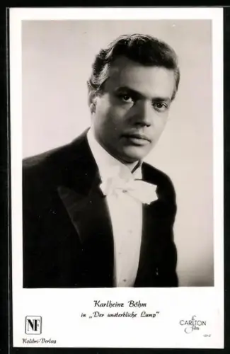 AK Schauspieler Karlheinz Böhm in Der unsterbliche Lump