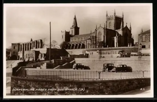 AK Dunfermline, Abbey from Bus Station