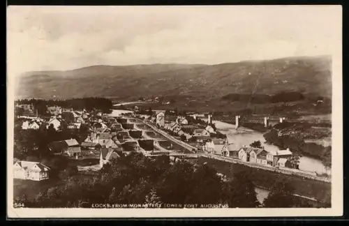 AK Fort Augustus, Locks from Monastery Tower