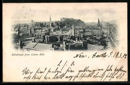 AK Edinburgh, Seen from Calton Hill