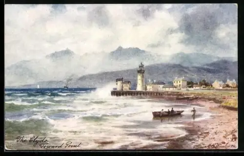 AK Toward, The Clyde and lighthouse