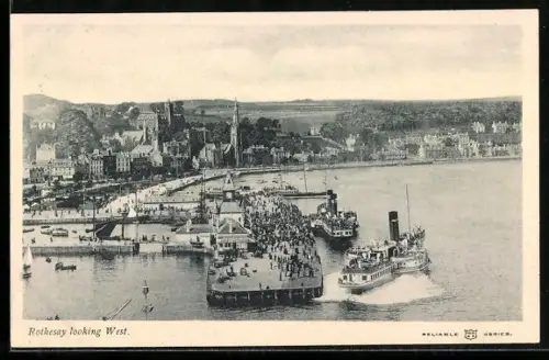 AK Rothesay, Westward Panorama