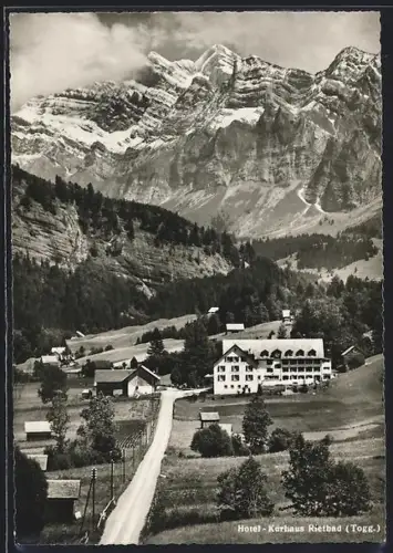 AK Rietbad /Togg., Hotel-Kurhaus mit Gebirgspanorama