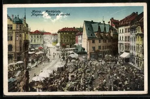 AK Mainz, Marktplatz