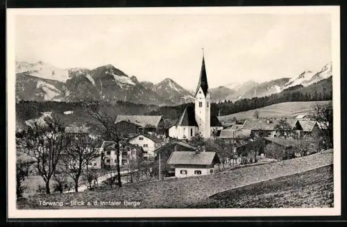 AK Törwang, Blick auf die Inntaler Berge