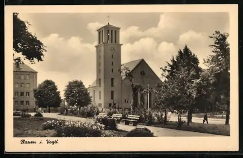 AK Plauen i. Vogtl., Kirche