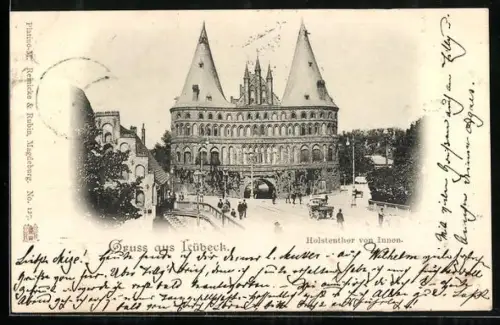 AK Lübeck, Holstentor von innen