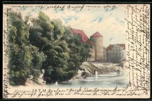 AK Hannover, Leineufer mit Beguinenthurm