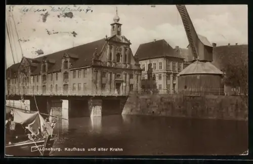 AK Lüneburg, Kaufhaus und alter Krahn