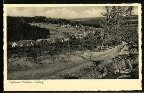 AK Neuhaus i. Solling, Ortsansicht, Wald, Landschaft