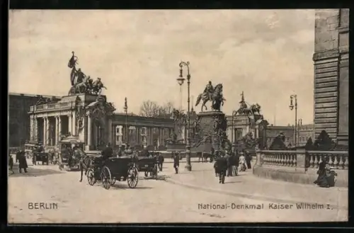 AK Berlin, National-Denkmal Kaiser Wilhelm I