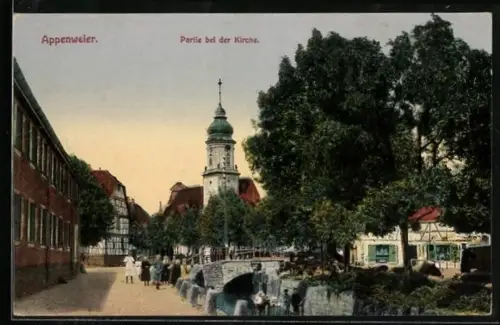AK Appenweier, Partie bei der Kirche