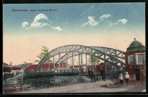 AK Saarbrücken, Kaiser Friedrich Brücke