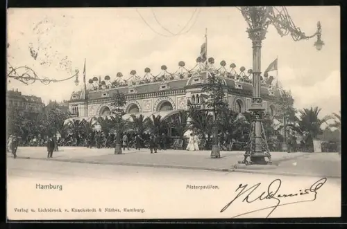 AK Hamburg-Neustadt, Alsterpavillon