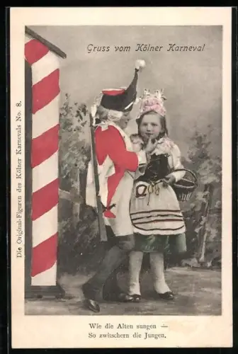 AK Kölner Karneval, Rosenmontag, Die kleinen Funken