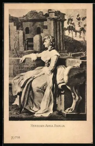 AK Goethes Freundinnen, Herzogin Anna Amalia von Weimar