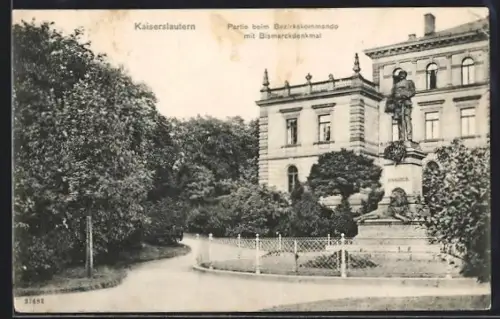 AK Kaiserslautern, Bezirkskommando, Bismarckdenkmal