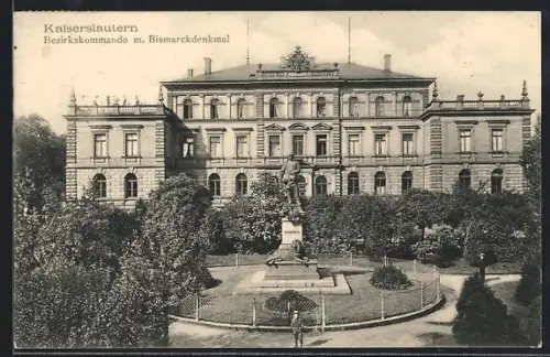 AK Kaiserslautern, Bezirkskommando, Bismarckdenkmal
