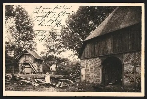 AK Obereinzingen, Haus und Speicher