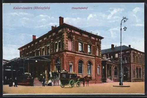 AK Kaiserslautern /Rheinpfalz, Hauptbahnhof