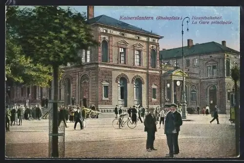 AK Kaiserslautern /Rheinpfalz, Hauptbahnhof