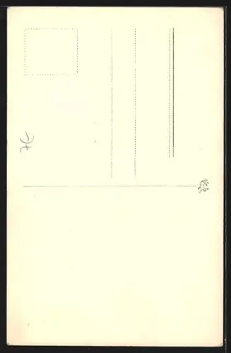 AK Katze mit eindringlichem Blick, Portrait