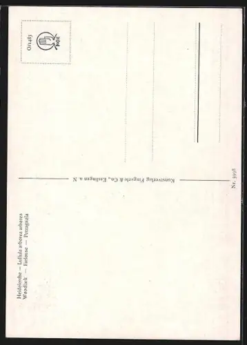 AK Heidelerche mit Gelege