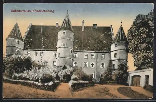 AK Vohenstrauss, Friedrichsburg mit Gartenanlagen