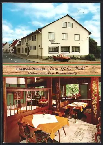 AK Kaiserslautern-Dansenberg, Gasthof-Pension Zum Pfälzer Wald